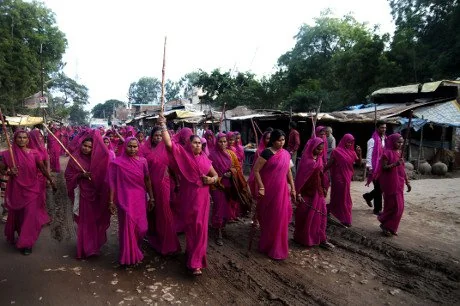 Speak softly but carry a big stick: India's Pink Sari revolution