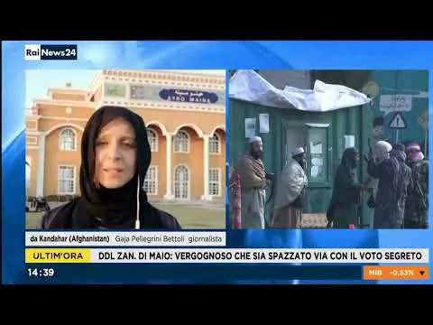 Manifestazione delle donne a Kabul contro i Talebani